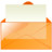 Mail orange Icon